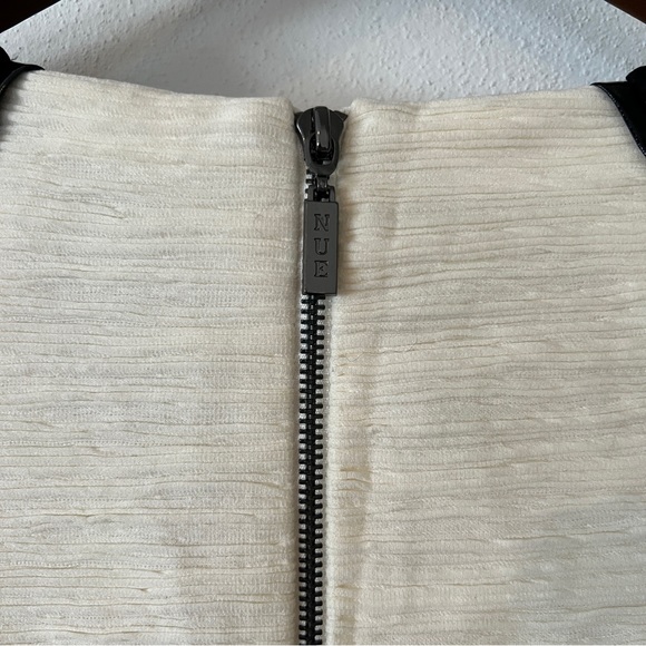 Nue By Shani Color Block Short Sleeve Crepe Heavy Dress - Picture 6 of 8